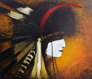 Crazy Dog Warrior - Crow Indian Man