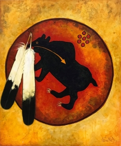 Bear War Shield - Crow Indian Shield