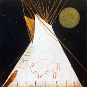 Crow Indian Buffalo Tipi