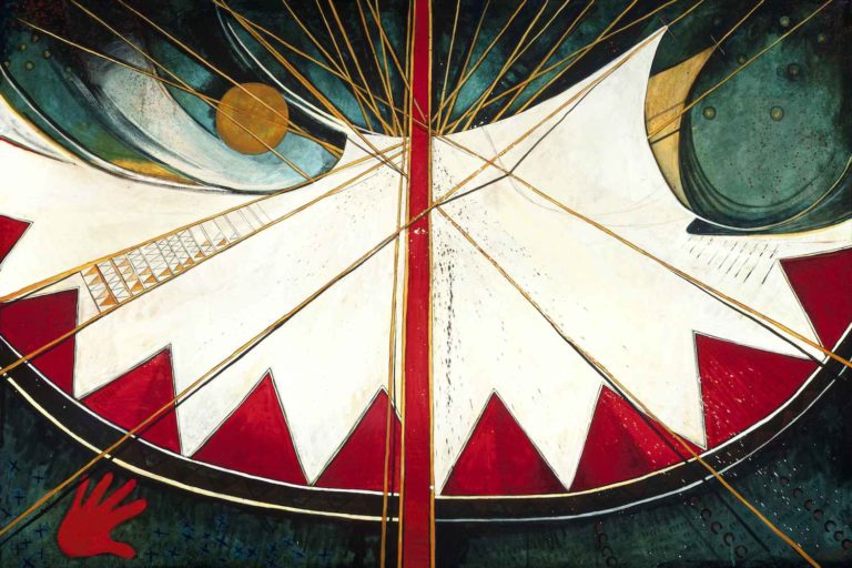 Kevin Red Star: Apsaalooke Lodges at Sorrel Sky Gallery Santa Fe