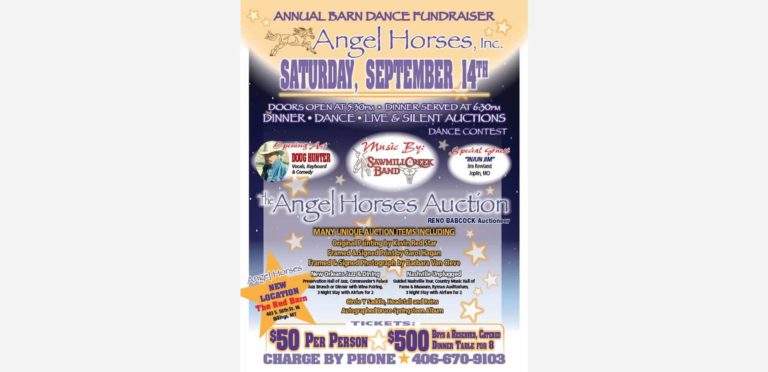 Angel Horses Benefit Concert and Barn Dance with Sawmill Creek
