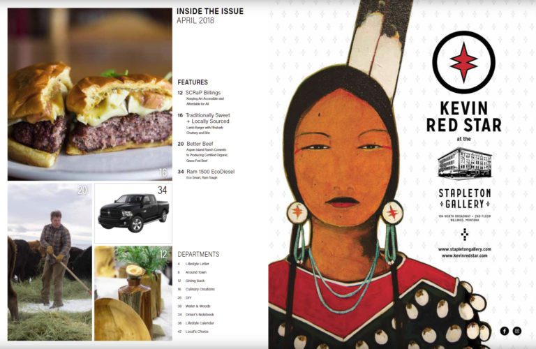 Cultural art and delicious burger feature