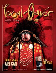 Indigenous-inspired artistic magazine cover
